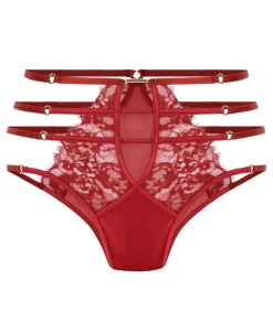 Hunkemöller Hoog uitgesneden brazilian met hoge taille Noeki red Online