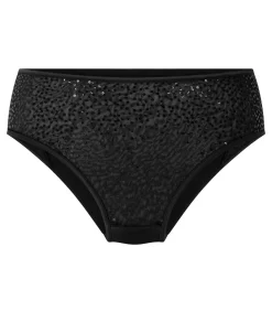 Hunkemöller Hoog uitgesneden brazilian met hoge taille Elle black