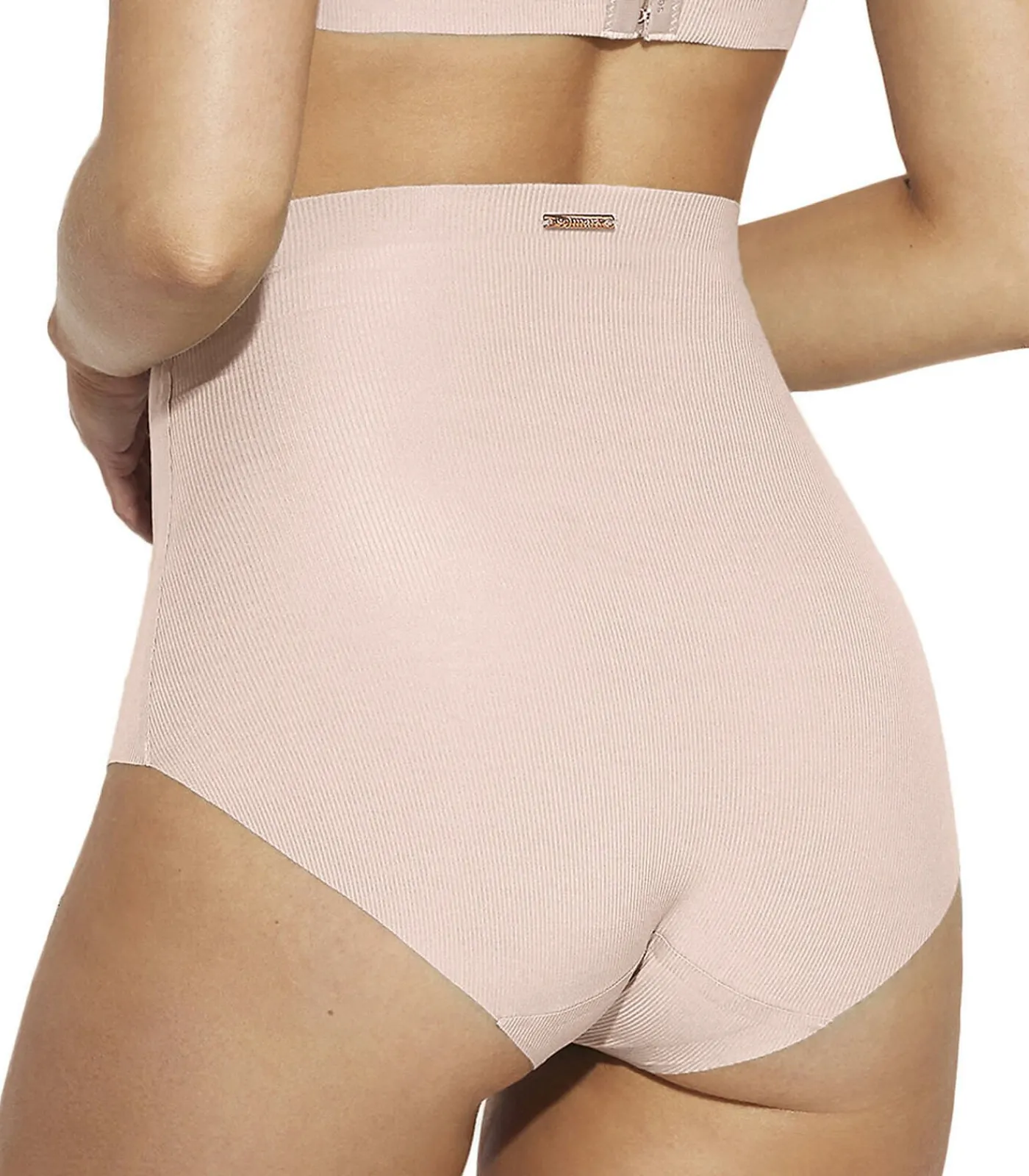 SELMARK Hoog uitgesneden slips One pink Outlet