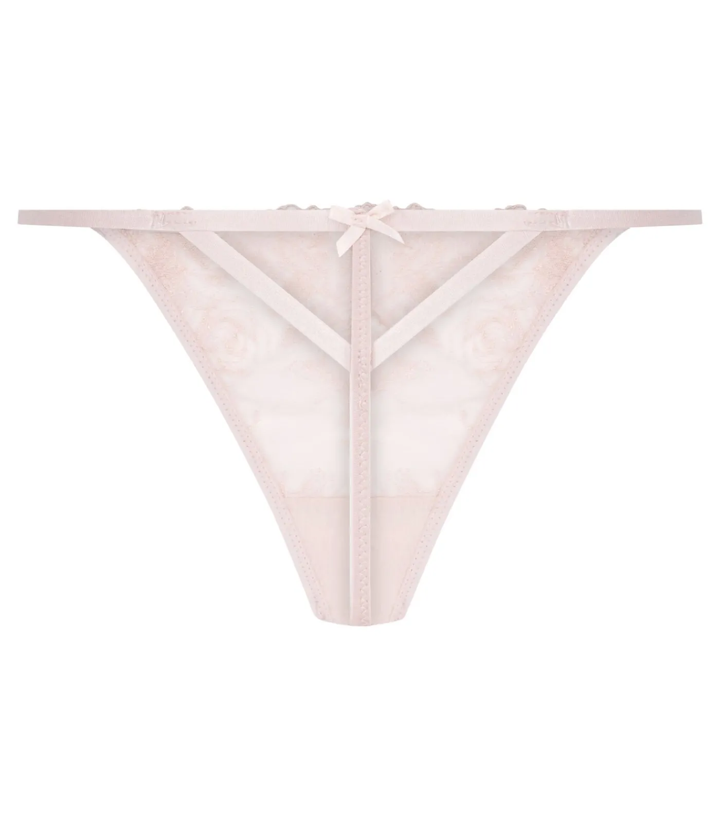 Hunkemöller Hoog uitgesneden string Hollie pink Clearance