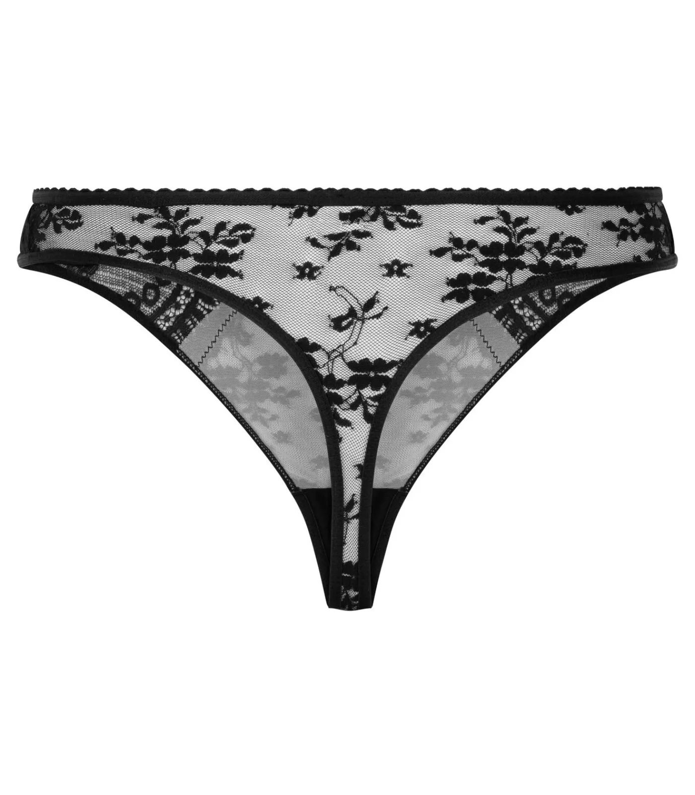Hunkemöller Hoog uitgesneden string Lou black Online