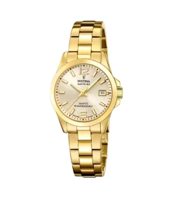 FESTINA Horloge Acero Clasico Swiss Made gold Hot