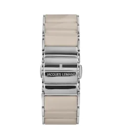 Jacques Lemans Horloge Dublin beige Outlet