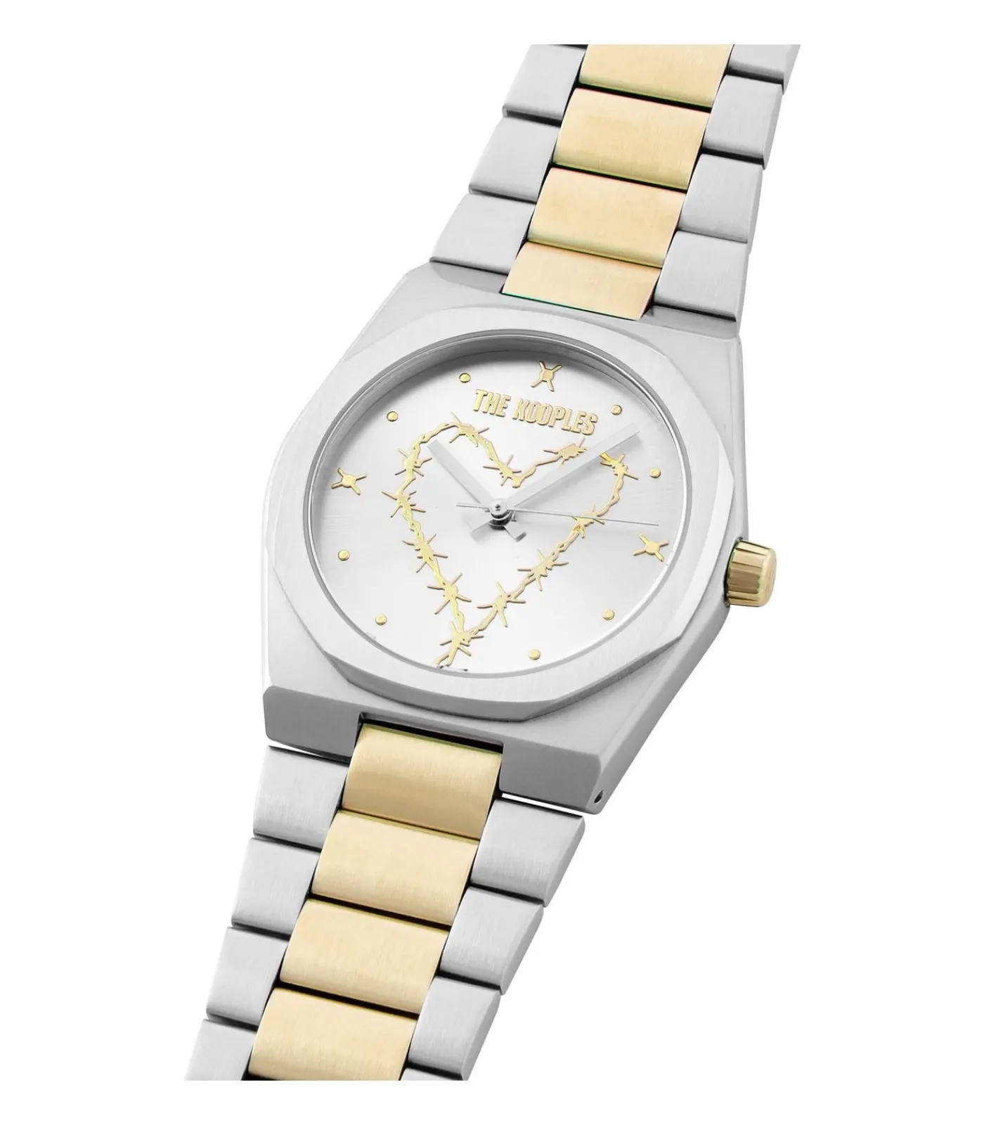 THE KOOPLES Horloge Heart Wire Silver & gold Discount