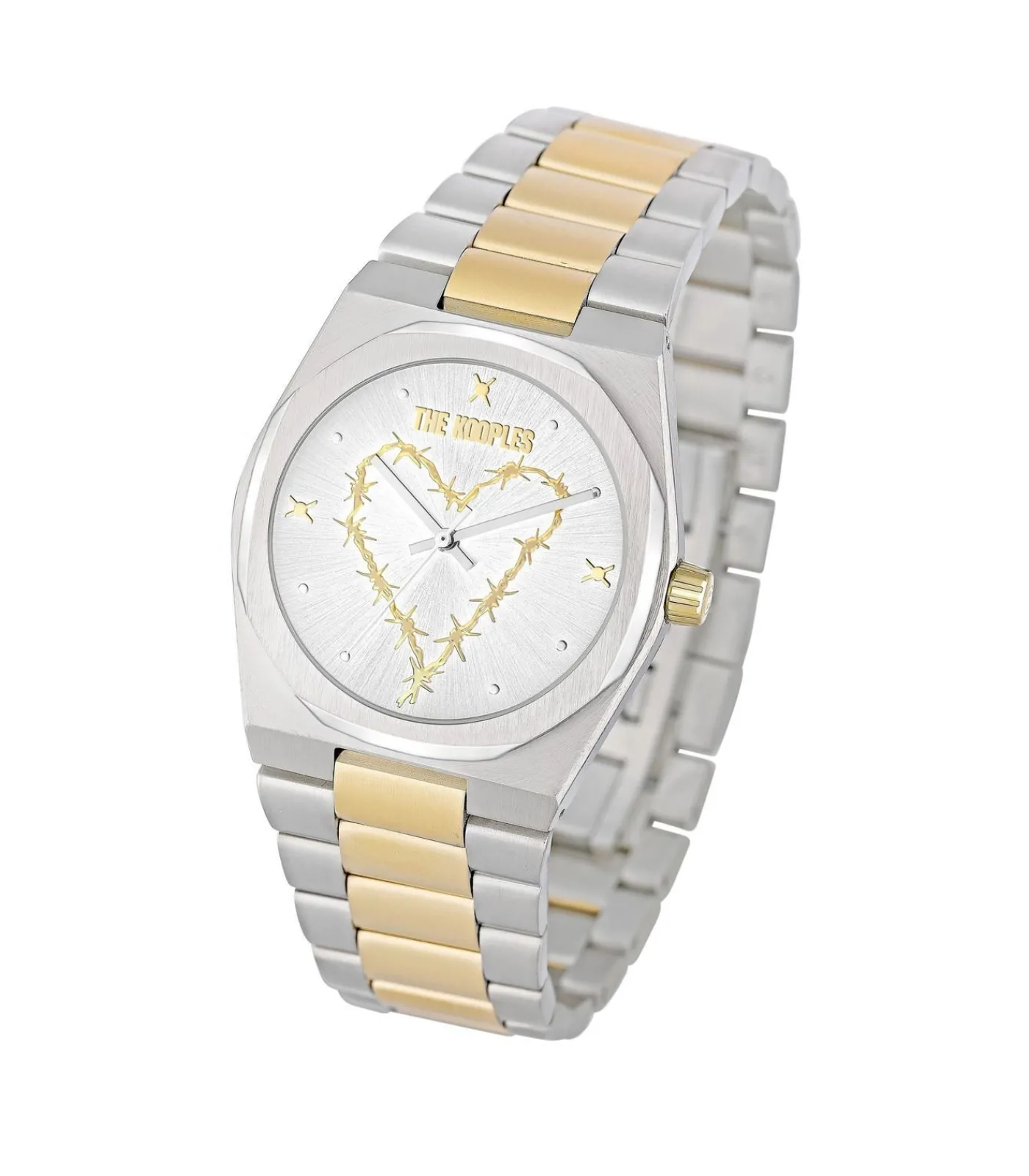 THE KOOPLES Horloge Heart Wire Silver & gold Discount