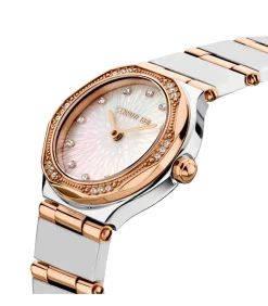 Cerruti 1881 Horloge Rendinara White&Rose-gold white/roseGold