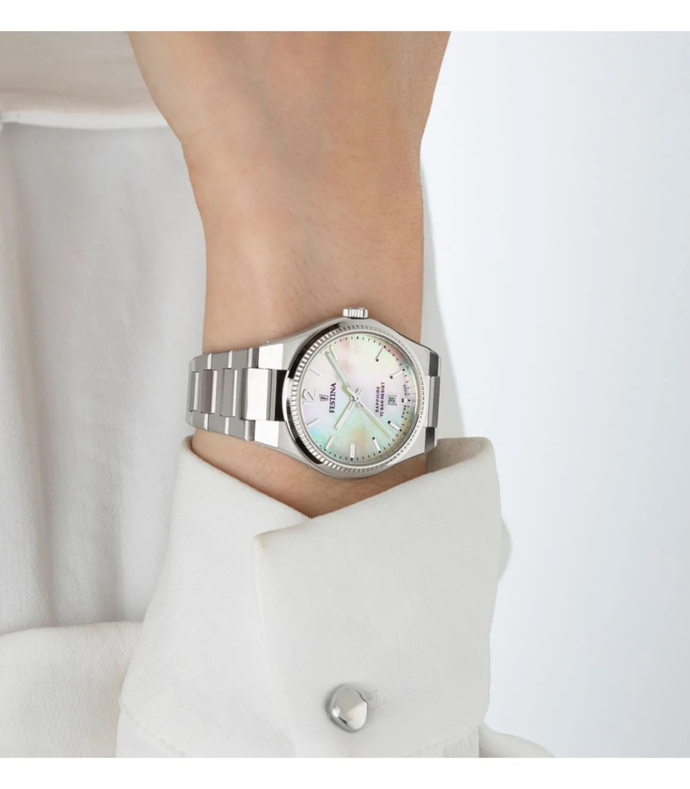 FESTINA Horloge Rivé Swiss Made silver