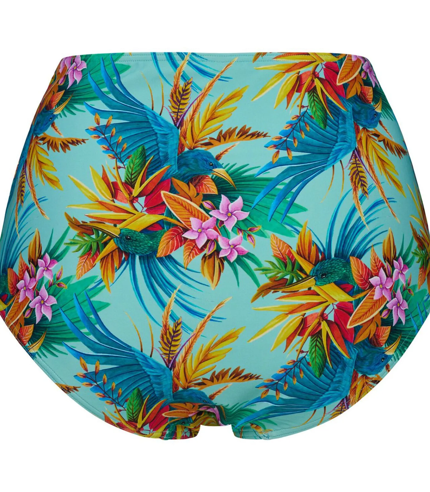 Marlies Dekkers hula haka highwaist bikini slip blueSky New