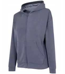 4F H4Z22 BLD041 - Trui met kap Met Volledige Ritssluiting - Grijs gray Sale