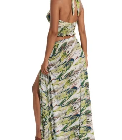 LISCA Indonesië zomer lange rok green New