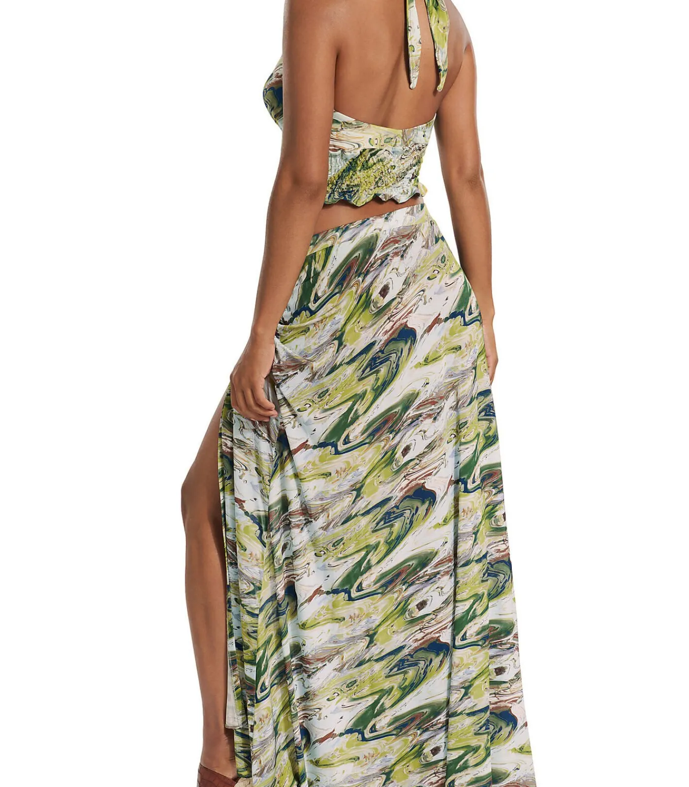 LISCA Indonesië zomer lange rok green New