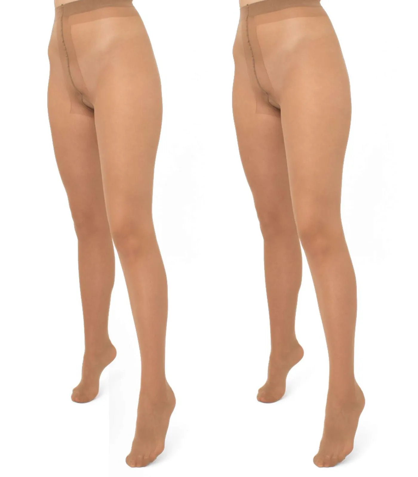 Giulia Infinity klassieke 40den (Multipack) panty - Karamel - XL lightBrown Sale
