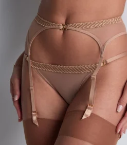 Aubade Jarretelgordel Sheer Emotion beige Clearance