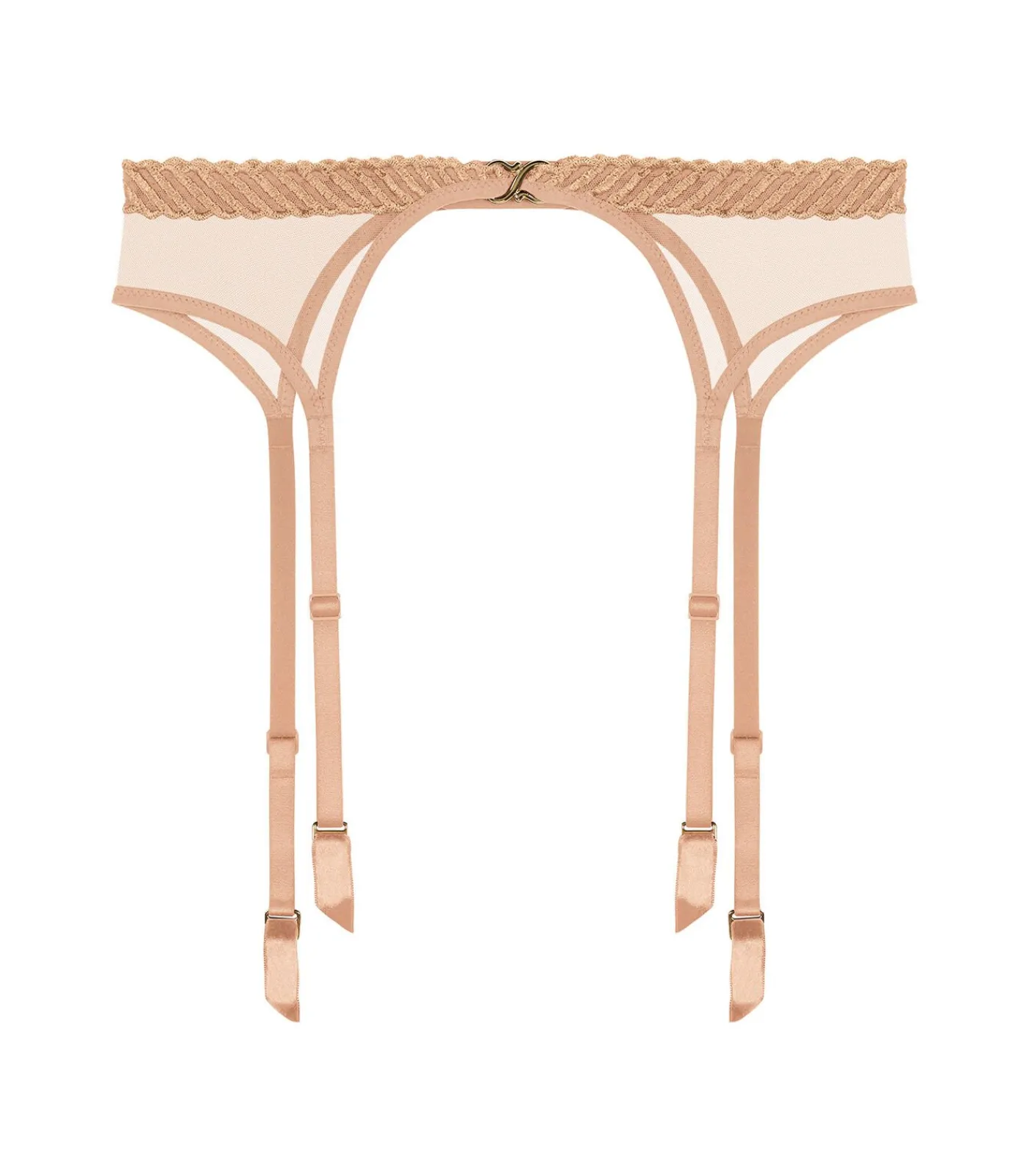 Aubade Jarretelgordel Sheer Emotion beige Clearance
