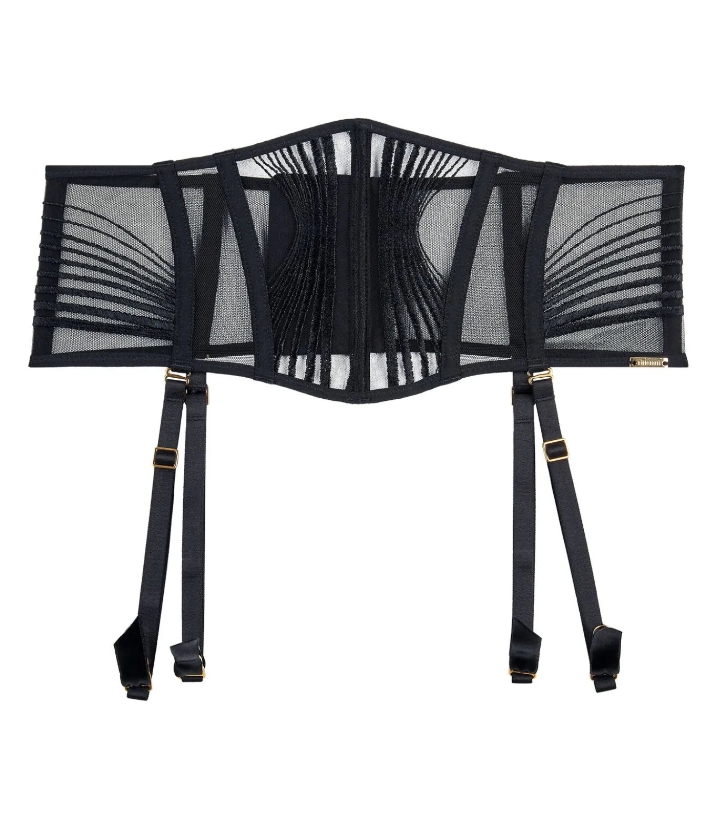 Aubade Jarretelgordel Sumptuous Waves black