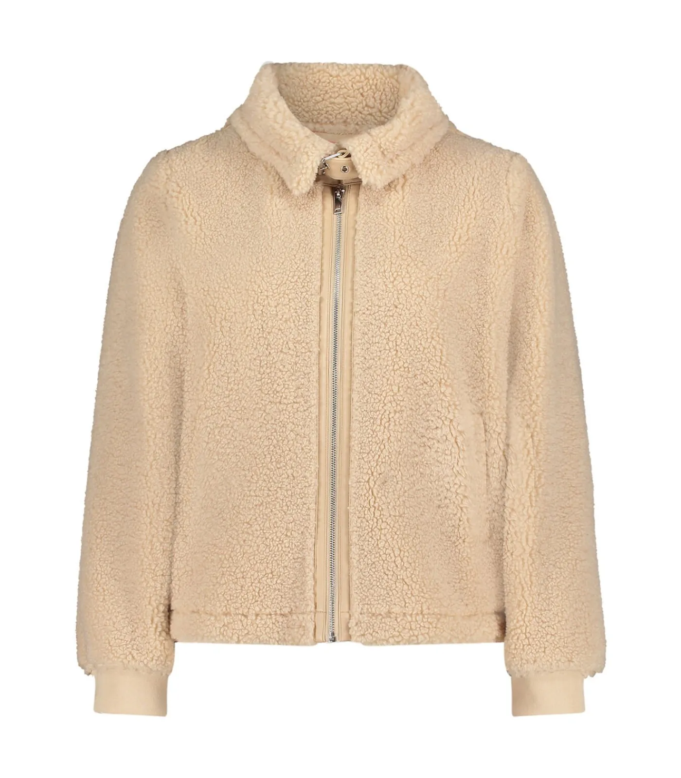 Cartoon Jas van/met pluche beige
