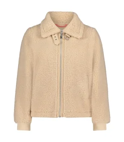 Cartoon Jas van/met pluche beige
