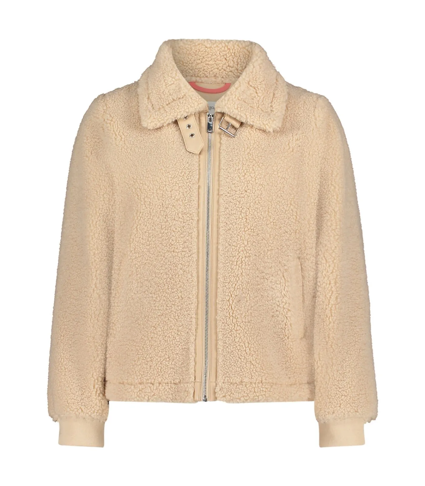 Cartoon Jas van/met pluche beige
