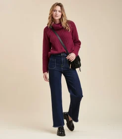 La Fée Maraboutée Jean Flare in biologisch katoen blueJeans New