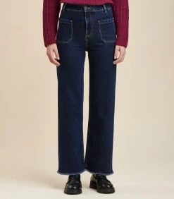 La Fée Maraboutée Jean Flare in biologisch katoen blueJeans New