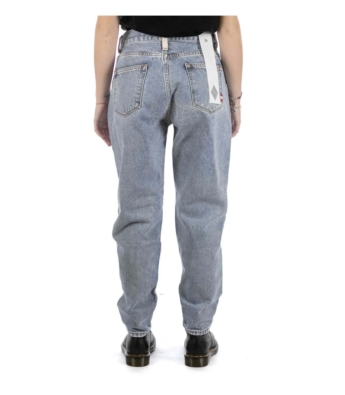 AMISH Jeans Lizzie Denim Real Stone Azzurro lightBlue New
