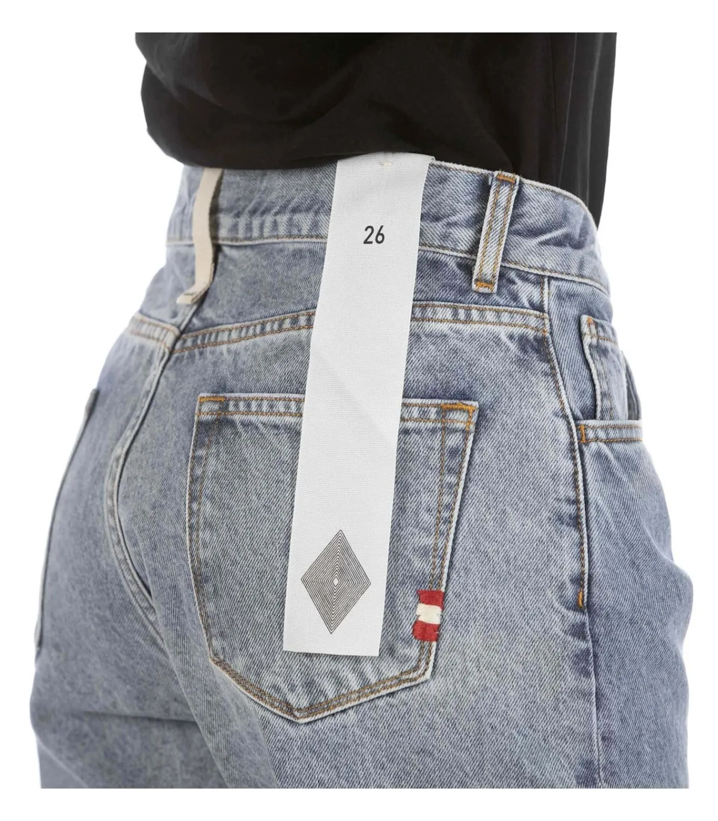 AMISH Jeans Lizzie Denim Real Stone Azzurro lightBlue New