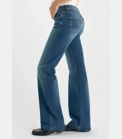 Le Temps des Cerises Jeans flare , lengte 34 blue Sale