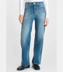 Le Temps des Cerises Jeans flare , lengte 34 blue Clearance