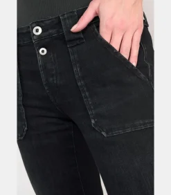 Le Temps des Cerises Jeans flare flare, lengte 34 black Sale