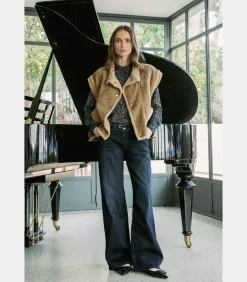 Le Temps des Cerises Jeans loose, wijd , lengte 34 blue Clearance