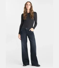 Le Temps des Cerises Jeans loose, wijd , lengte 34 blue Clearance