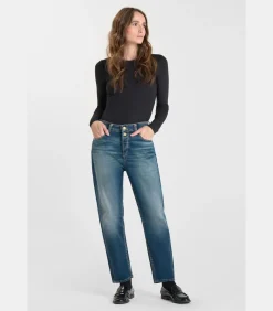 Le Temps des Cerises Jeans loose, wijd , lengte 34 blue Hot