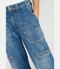 Le Temps des Cerises Jeans loose, wijd HOLLY, lengte 34 blue Discount