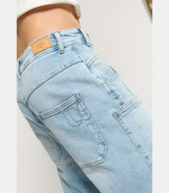 Le Temps des Cerises Jeans loose, wijd MADIENEO, lengte 34 blue Hot