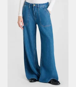 Le Temps des Cerises Jeans loose, wijd VICTORIA, lengte 34 blue Discount