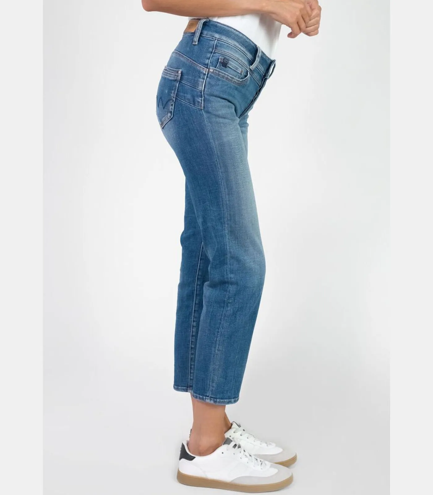 Le Temps des Cerises Jeans push-up recht hoge taille PULP, 7/8 blue Hot