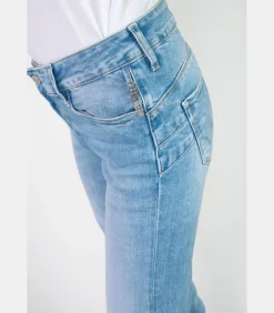 Le Temps des Cerises Jeans push-up regular hoge taille PULP, lengte 34 blue New