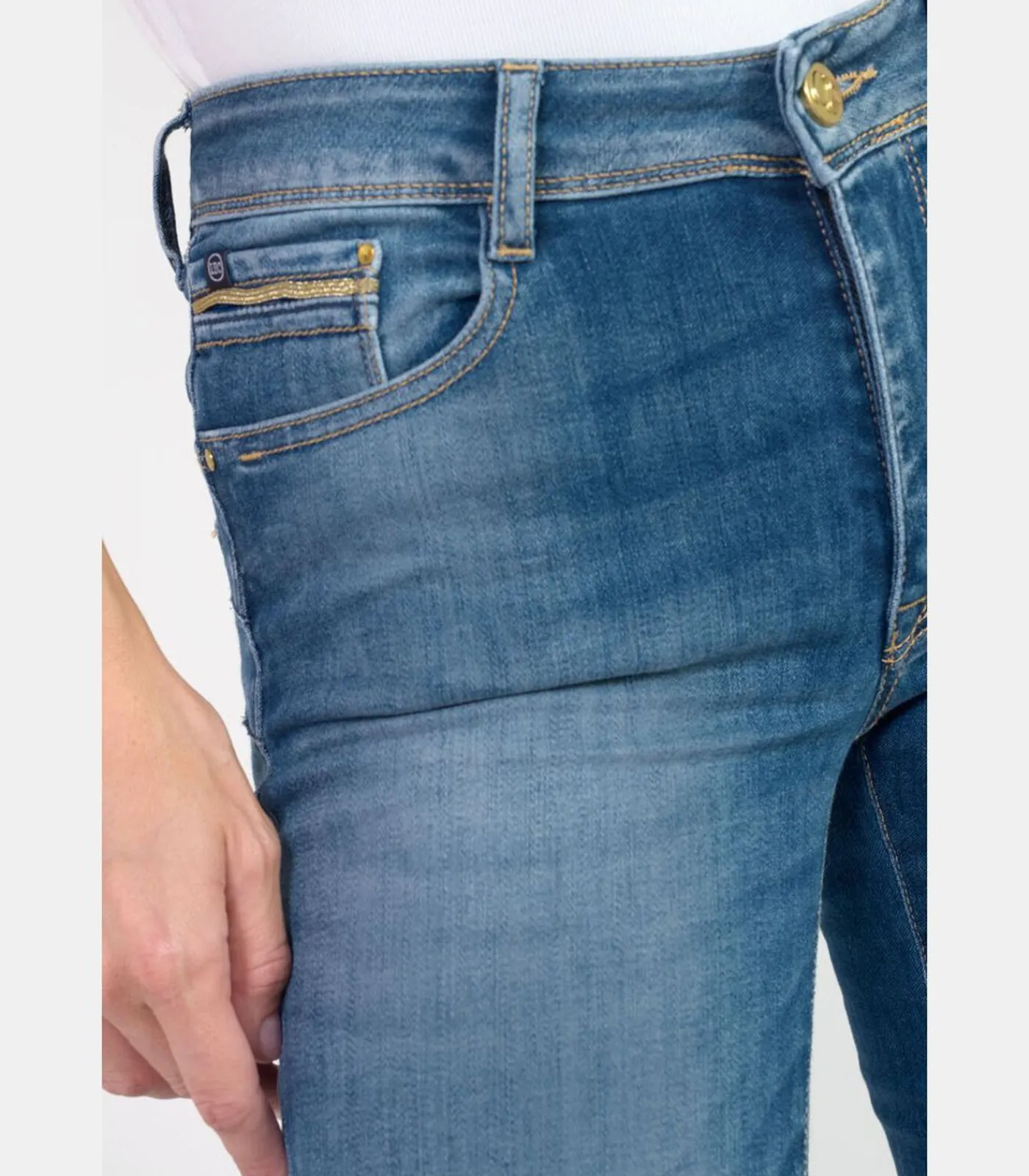 Le Temps des Cerises Jeans push-up regular hoge taille PULP, lengte 34 blue Hot