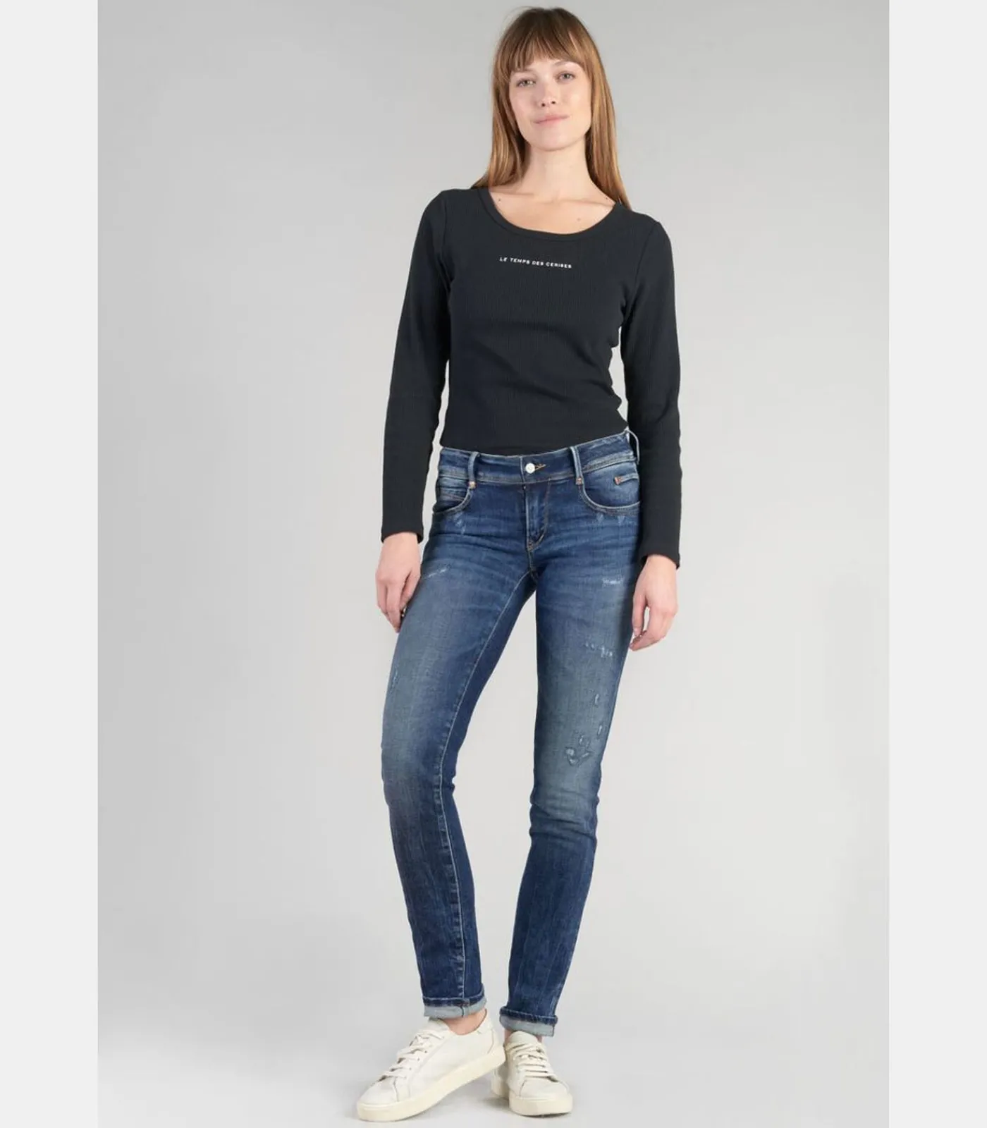 Le Temps des Cerises Jeans push-up regular PULP, lengte 34 blue Sale