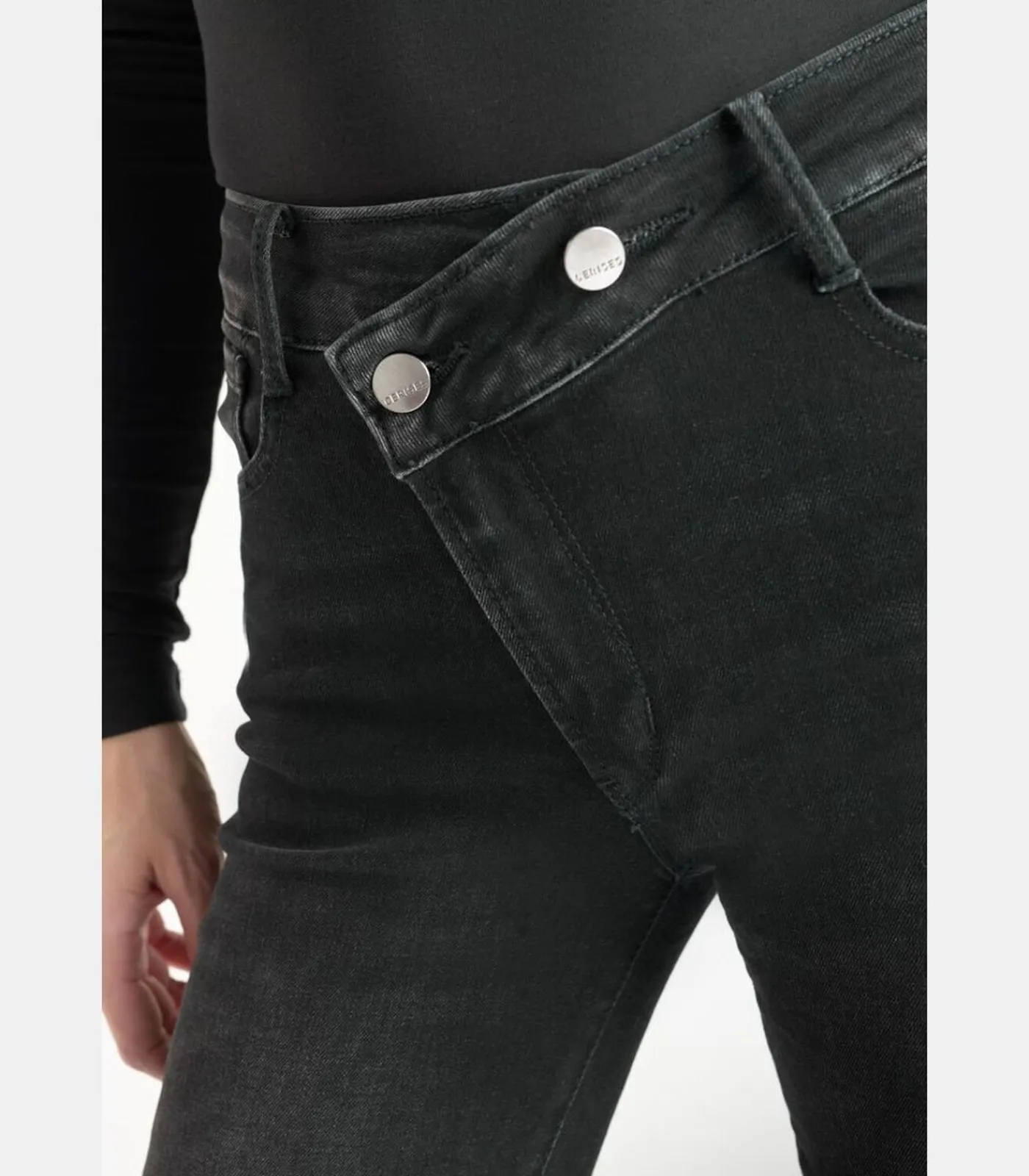 Le Temps des Cerises Jeans push-up regular PULP, 7/8 black Discount