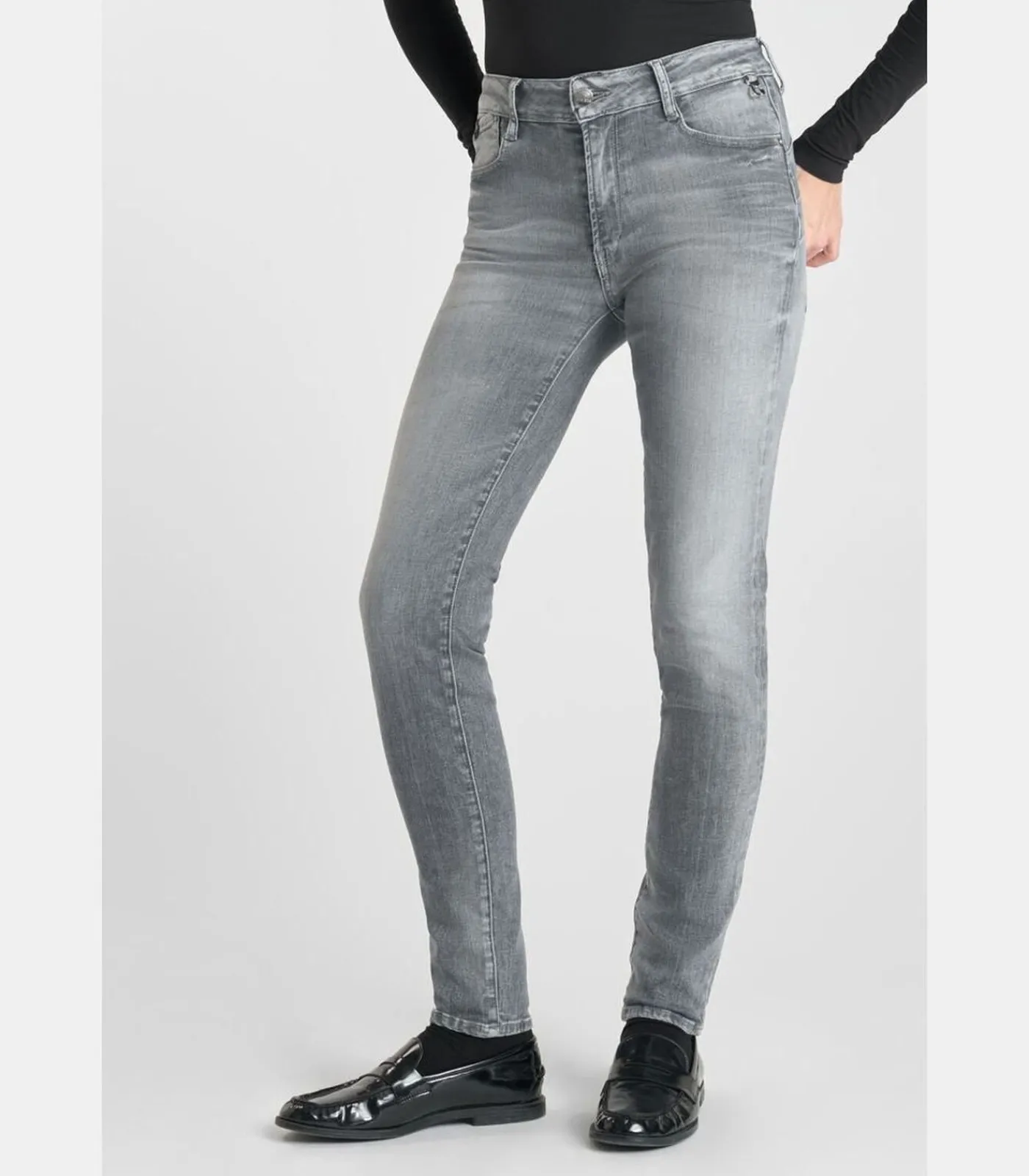 Le Temps des Cerises Jeans push-up slim hoge taille PULP, lengte 34 gray Best