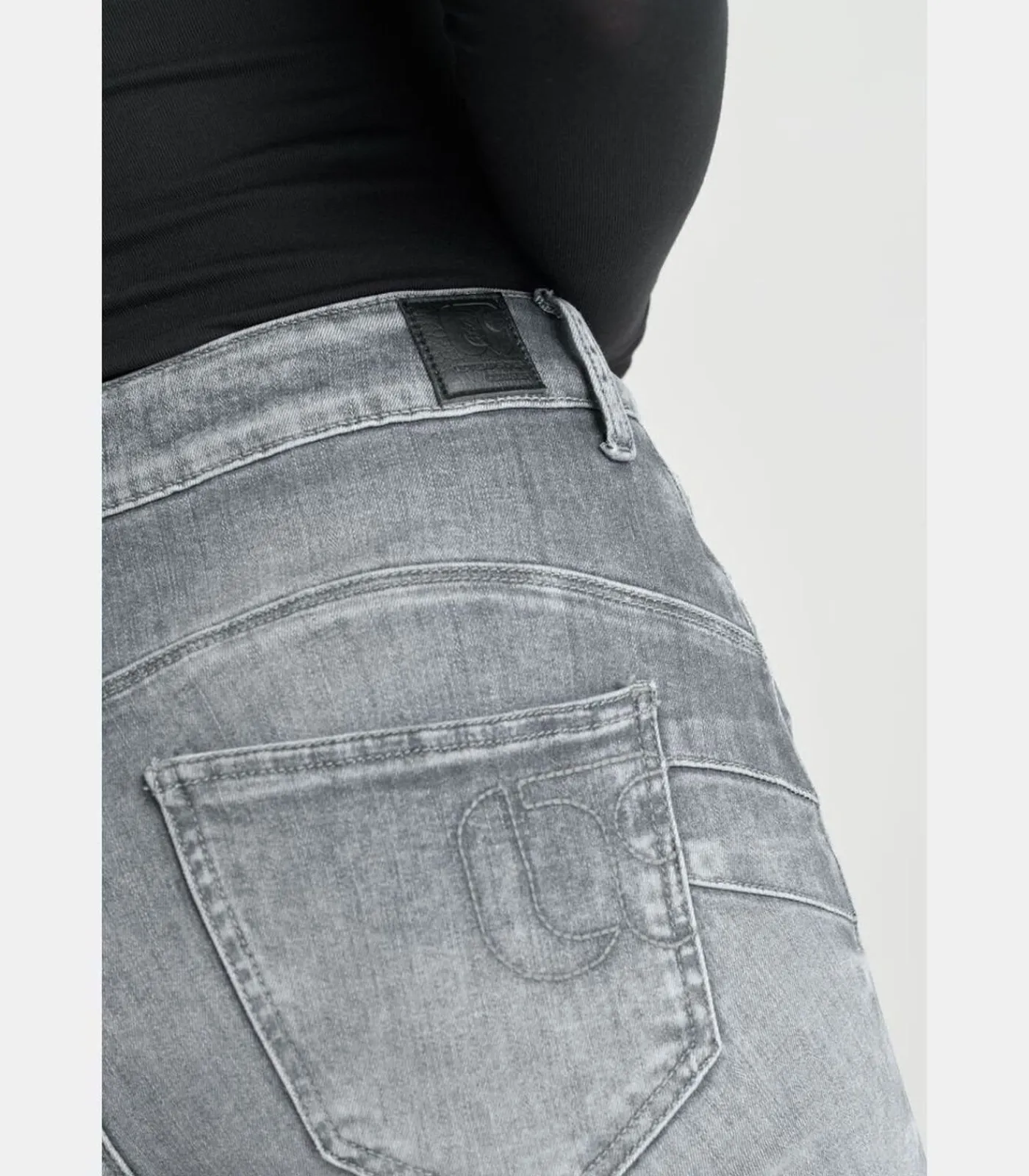 Le Temps des Cerises Jeans push-up slim hoge taille PULP, lengte 34 gray Best