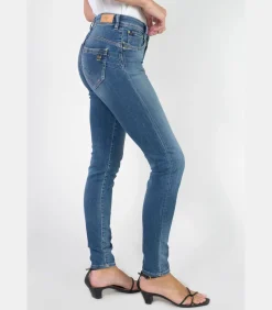 Le Temps des Cerises Jeans push-up slim hoge taille PULP, lengte 34 blue Outlet