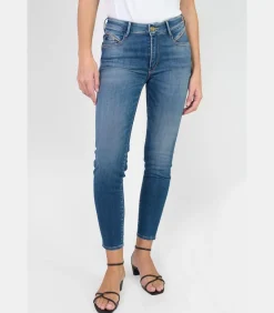 Le Temps des Cerises Jeans push-up slim hoge taille PULP, 7/8 blue Clearance