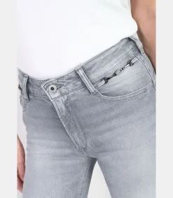 Le Temps des Cerises Jeans push-up slim hoge taille PULP, lengte 34 gray Outlet