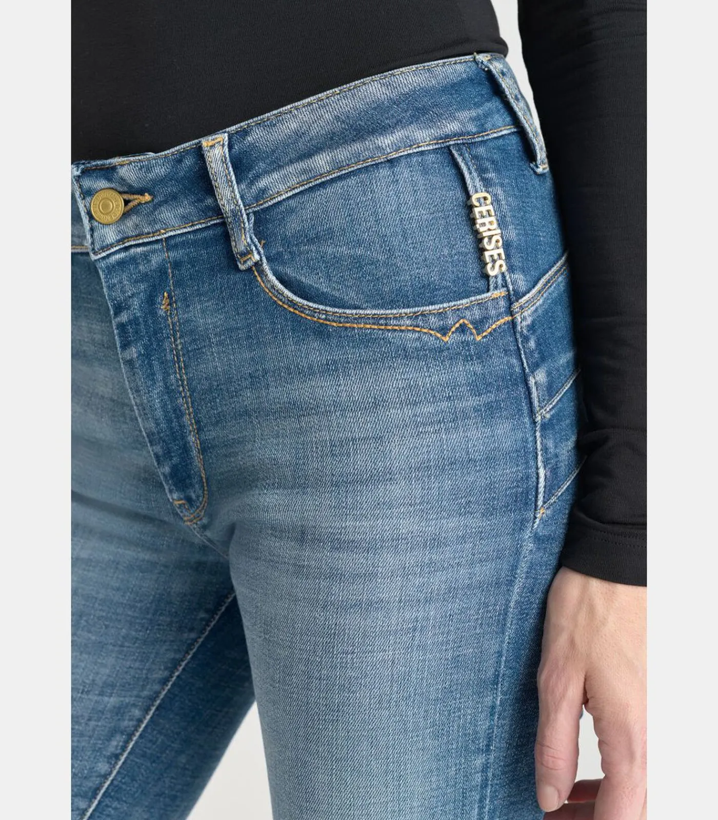 Le Temps des Cerises Jeans push-up slim hoge taille PULP, 7/8 blue Best