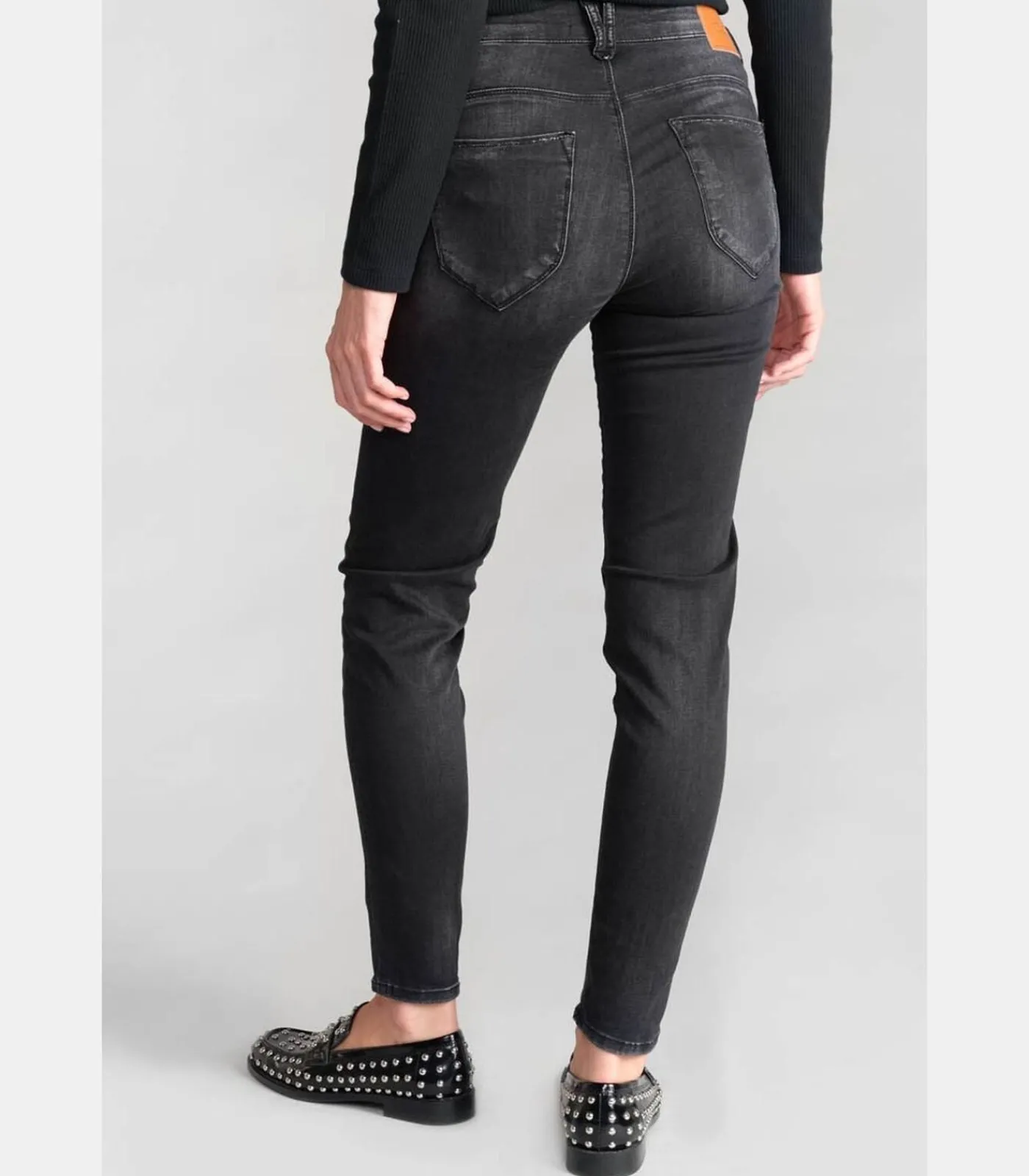 Le Temps des Cerises Jeans push-up slim hoge taille PULP, 7/8 black Clearance