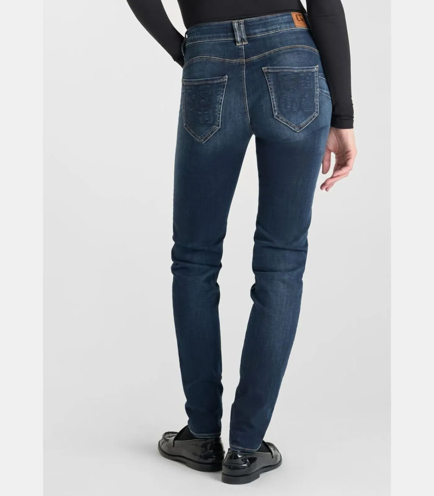 Le Temps des Cerises Jeans push-up slim hoge taille PULP, lengte 34 blue Outlet