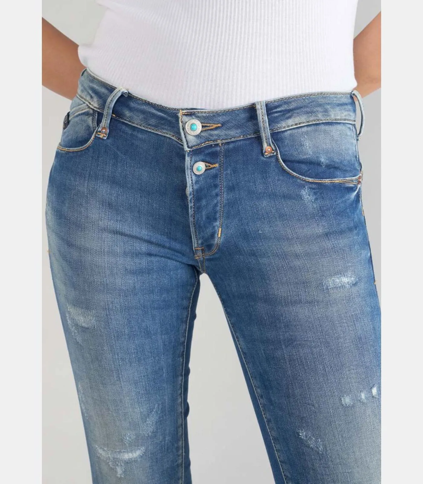 Le Temps des Cerises Jeans push-up slim PULP, 7/8 blue Discount