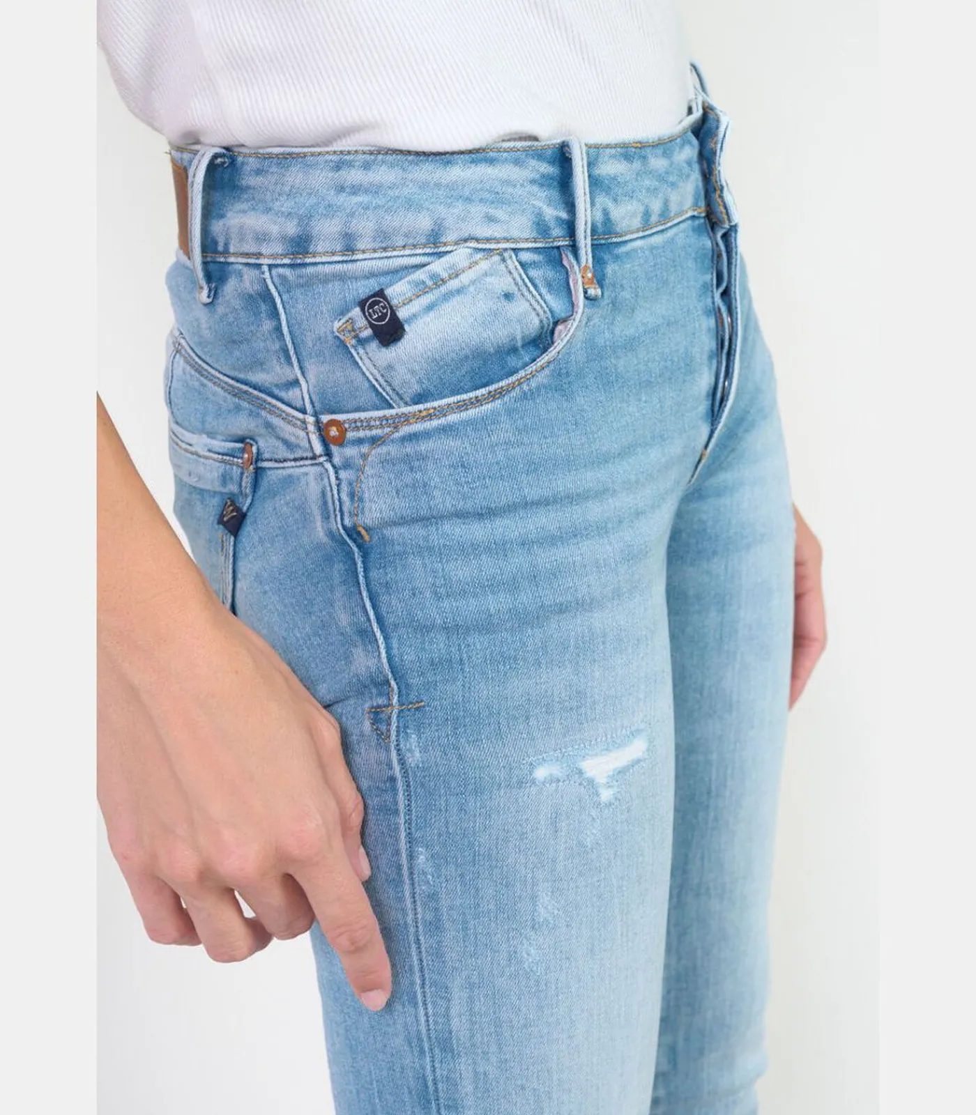 Le Temps des Cerises Jeans push-up slim PULP, lengte 34 blue Outlet